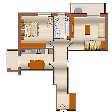 בית נופש Casa Scaletta Santa Lucia *